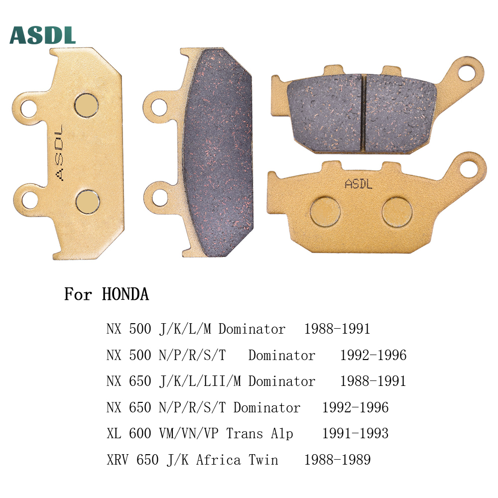 Carbon Ceramic Motorcycle Brake Rotor - ชุดบันไดจักรยานหน้าหลังรถจักรยานยนต์สำหรับ Honda NX 500 j/k/l/m n/p/r/s/t