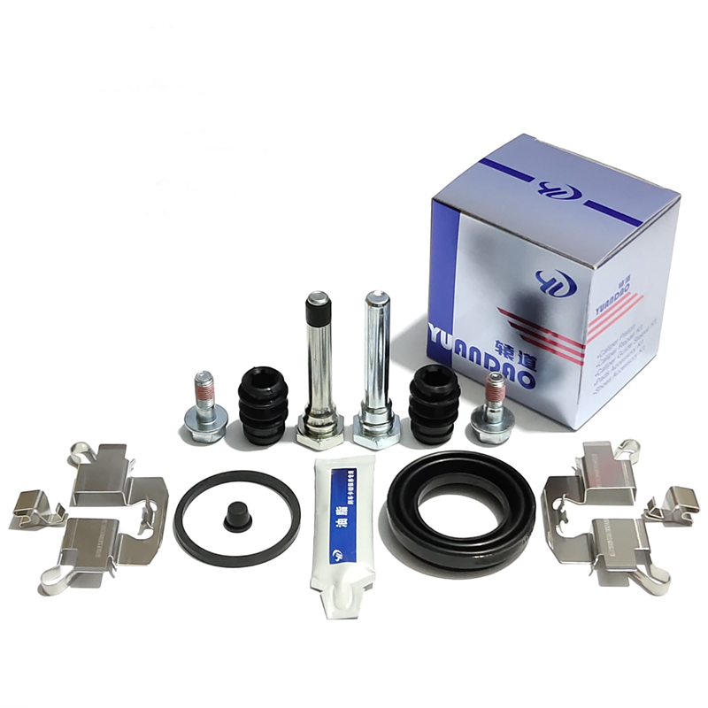 Front Rear Brake Caliper Bracket Kit - สกรูนำเบรกคาลิปเปอร์เบรคหน้าหลังชุดซ่อมกระบอกสูบสำหรับ CX-3มาสด้า