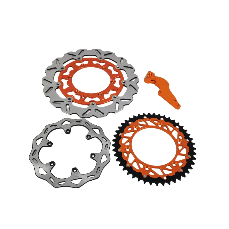 Floating Brake Disc 320Mm Supermoto - ชุดดิสก์เบรกหน้าแบบลอยตัวขนาด 320 มม. สำหรับมอเตอร์ไซค์ พร้อมสเตอร์ ซุปเปอร์โมโต