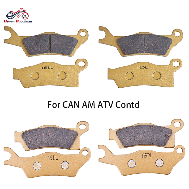 Carbon Ceramic Motorcycle Brake Rotor - ชุดผ้าเบรกหน้า-หลัง สำหรับรถมอเตอร์ไซค์ Can Am Outlander Renegade