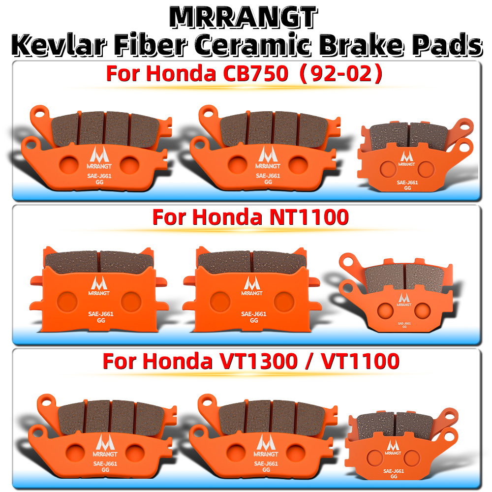 Carbon Ceramic Motorcycle Brake Rotor - MRRANGT เซรามิคเบรคแพดเหมาะสำหรับฮอนด้า CB750 NT1100 VT1300 VT1100