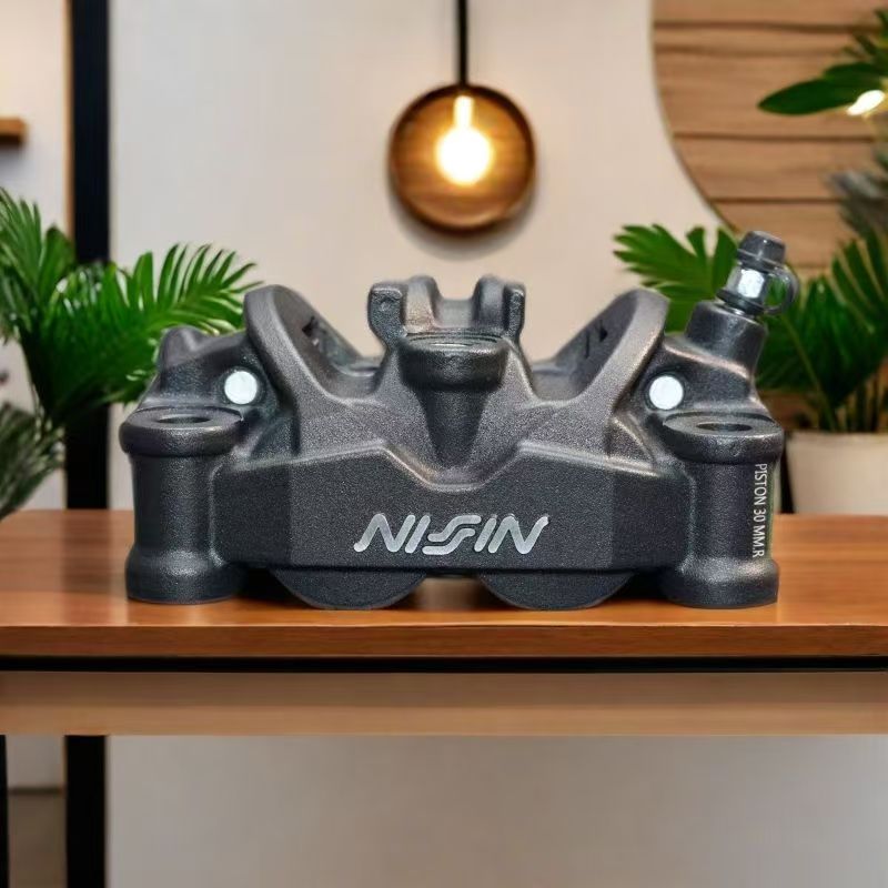 คาลิปเปอร์เบรกมอเตอร์ไซค์ Niss - Forged Front Brake Caliper 4 Piston บทวิจารณ์และราคา