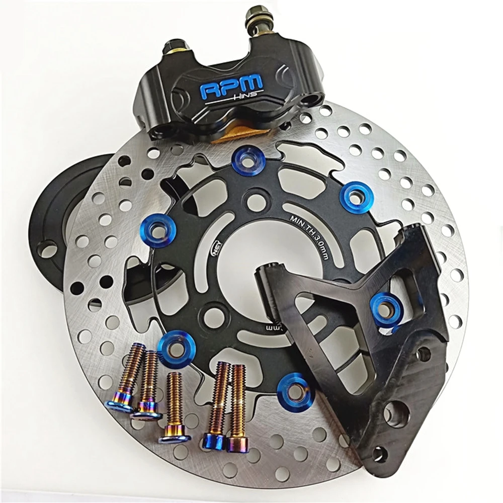 คาลิปเปอร์เบรกไฟฟ้า CNC RPM สำ - Front Rear Brake Caliper Bracket Kit บทวิจารณ์และราคา