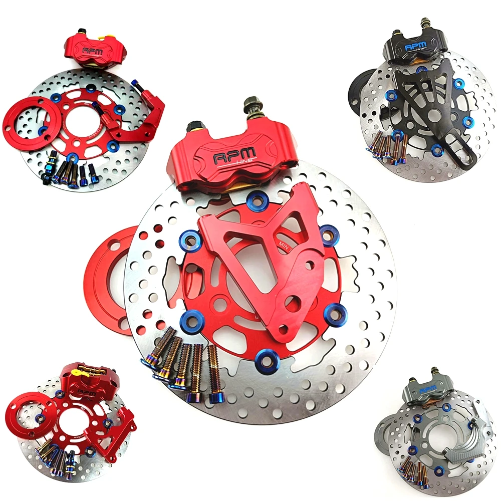 คาลิปเปอร์เบรกไฟฟ้า CNC RPM สำ - Front Rear Brake Caliper Bracket Kit บทวิจารณ์และราคา