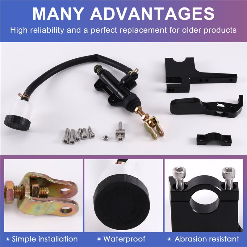 ชุดมือเบรกหลังมอเตอร์ไซค์ WF-M - Motorcycle Thumb Brake System Kit บทวิจารณ์และราคา